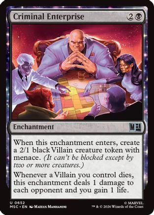 Criminal Enterprise  [Commander: Marvel Super Heroes]