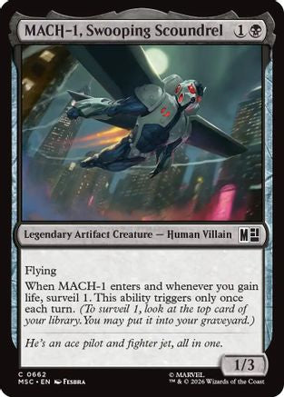 MACH-1, Swooping Scoundrel  [Commander: Marvel Super Heroes] Foil