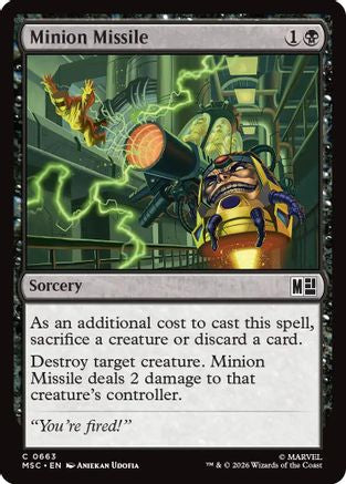 Minion Missile  [Commander: Marvel Super Heroes] Foil