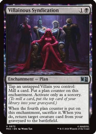 Villainous Syndication  [Commander: Marvel Super Heroes]