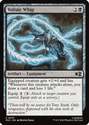 Voltaic Whip  [Commander: Marvel Super Heroes] Foil