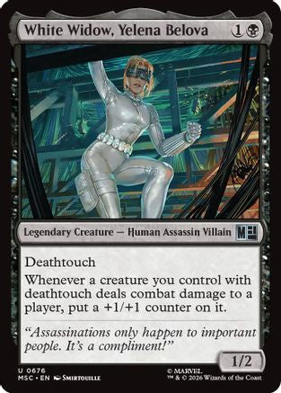 White Widow, Yelena Belova  [Commander: Marvel Super Heroes]