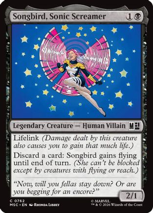 Songbird, Sonic Screamer  [Commander: Marvel Super Heroes]