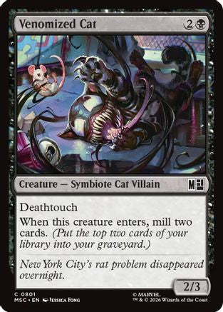 Venomized Cat  [Commander: Marvel Super Heroes] Foil