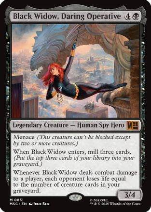 Black Widow, Daring Operative  [Commander: Marvel Super Heroes] Foil