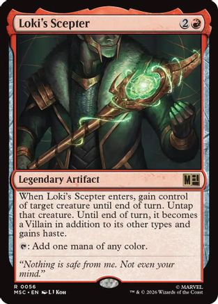 Loki's Scepter  [Commander: Marvel Super Heroes] Foil