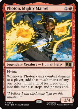Photon, Mighty Marvel  [Commander: Marvel Super Heroes]
