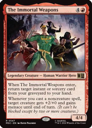 The Immortal Weapons  [Commander: Marvel Super Heroes] Foil