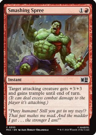 Smashing Spree  [Commander: Marvel Super Heroes]