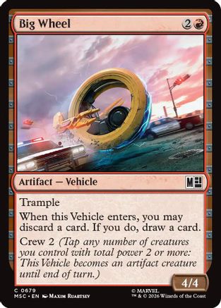 Big Wheel  [Commander: Marvel Super Heroes] Foil