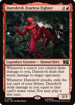 Daredevil, Fearless Fighter  [Commander: Marvel Super Heroes] Foil