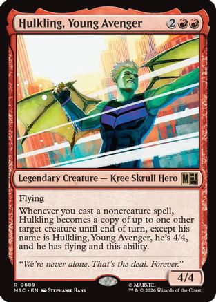 Hulkling, Young Avenger  [Commander: Marvel Super Heroes]