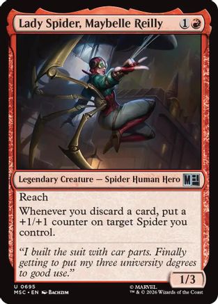 Lady Spider, Maybelle Reilly  [Commander: Marvel Super Heroes]