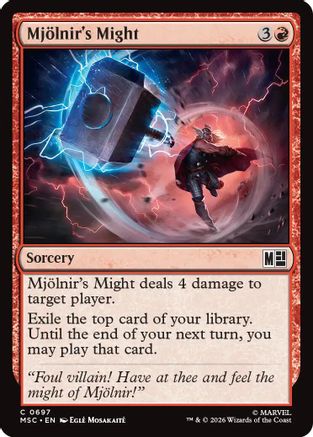 Mjollnir's Might  [Commander: Marvel Super Heroes]