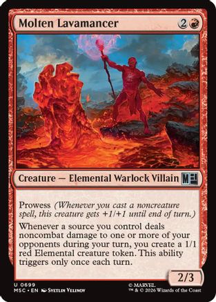 Molten Lavamancer  [Commander: Marvel Super Heroes]