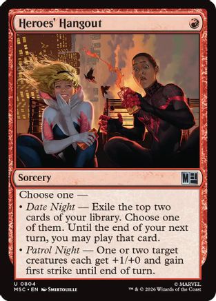 Heroes' Hangout  [Commander: Marvel Super Heroes]