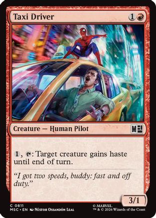 Taxi Driver  [Commander: Marvel Super Heroes] Foil