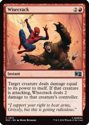 Wisecrack  [Commander: Marvel Super Heroes] Foil
