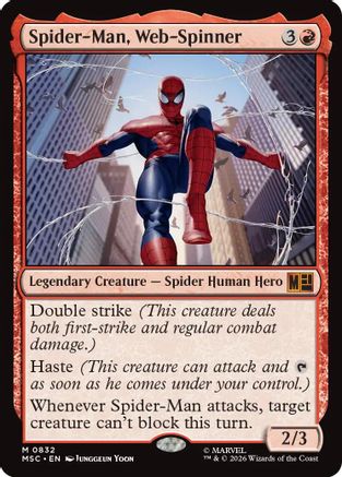 Spider-Man, Web-Spinner  [Commander: Marvel Super Heroes]