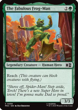 The Fabulous Frog-Man  [Commander: Marvel Super Heroes] Foil
