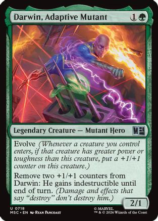 Darwin, Adaptive Mutant  [Commander: Marvel Super Heroes] Foil