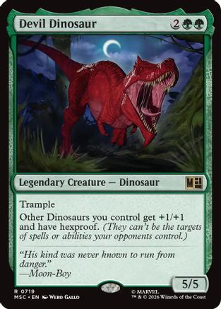 Devil Dinosaur  [Commander: Marvel Super Heroes]
