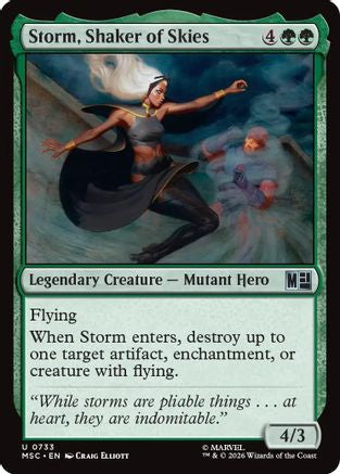 Storm, Shaker of Skies  [Commander: Marvel Super Heroes] Foil