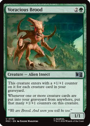 Voracious Brood  [Commander: Marvel Super Heroes] Foil