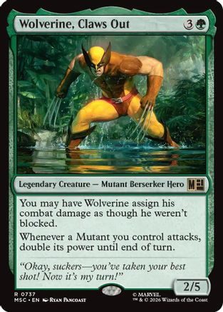 Wolverine, Claws Out  [Commander: Marvel Super Heroes]