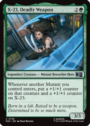 X-23, Deadly Weapon  [Commander: Marvel Super Heroes]