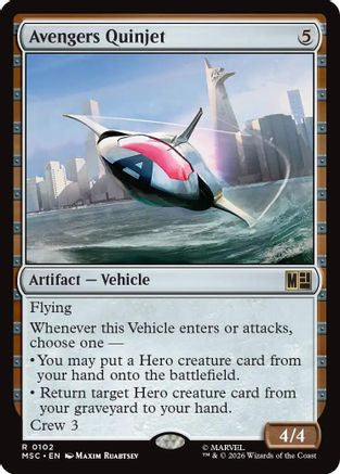 Avengers Quinjet  [Commander: Marvel Super Heroes]