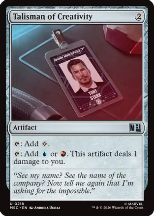 Talisman of Creativity  [Commander: Marvel Super Heroes]
