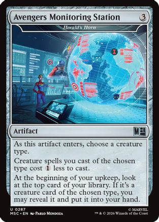 Avengers Monitoring Station - Herald's Horn  [Commander: Marvel Super Heroes]