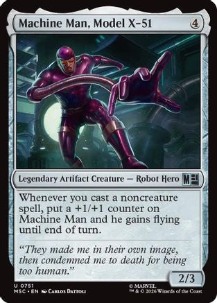 Machine Man, Model X-51  [Commander: Marvel Super Heroes]