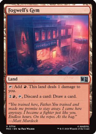 Fogwell's Gym  [Commander: Marvel Super Heroes] Foil