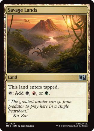 Savage Lands  [Commander: Marvel Super Heroes]