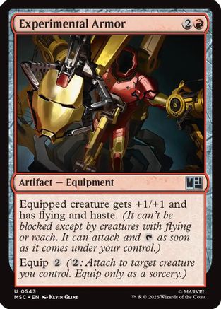 Experimental Armor  [Commander: Marvel Super Heroes]