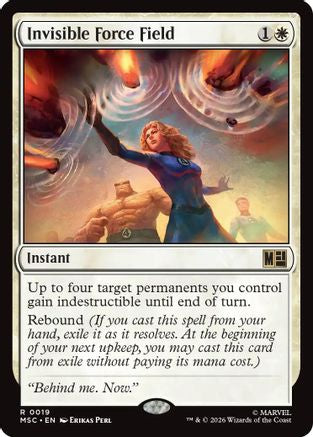 Invisible Force Field (Surge Foil)  [Commander: Marvel Super Heroes] Foil