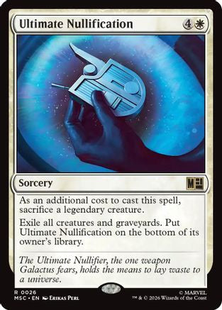 Ultimate Nullification (Surge Foil)  [Commander: Marvel Super Heroes] Foil
