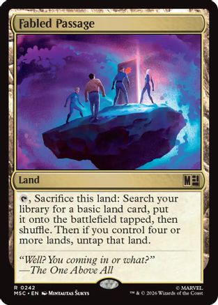 Fabled Passage (Surge Foil)  [Commander: Marvel Super Heroes] Foil