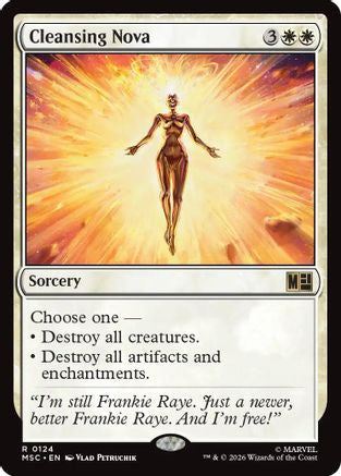 Cleansing Nova (Surge Foil)  [Commander: Marvel Super Heroes] Foil