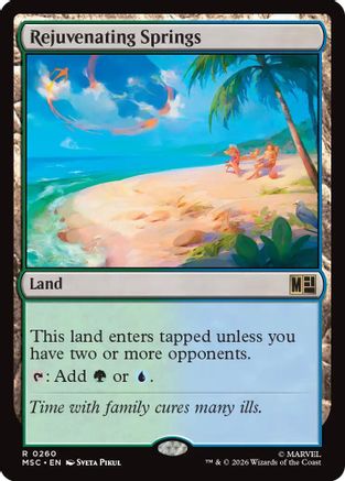 Rejuvenating Springs  [Commander: Marvel Super Heroes]