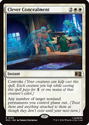 Clever Concealment (Surge Foil)  [Commander: Marvel Super Heroes] Foil
