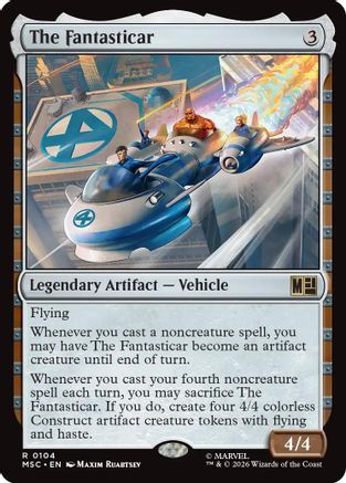 The Fantasticar  [Commander: Marvel Super Heroes]