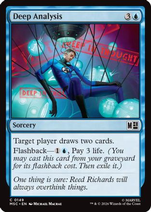 Deep Analysis (Surge Foil)  [Commander: Marvel Super Heroes] Foil