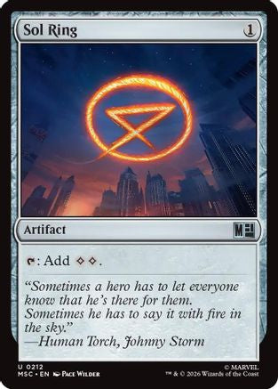 Sol Ring (0212)  [Commander: Marvel Super Heroes]
