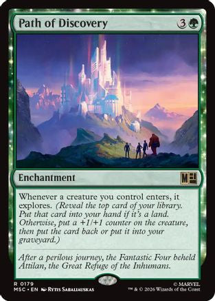 Path of Discovery (Surge Foil)  [Commander: Marvel Super Heroes] Foil