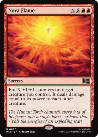 Nova Flame  [Commander: Marvel Super Heroes]
