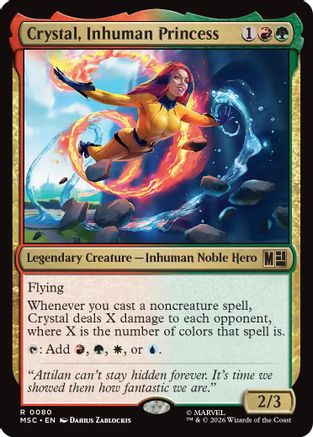 Crystal, Inhuman Princess  [Commander: Marvel Super Heroes]