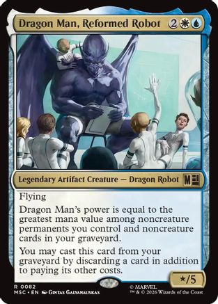Dragon Man, Reformed Robot  [Commander: Marvel Super Heroes]